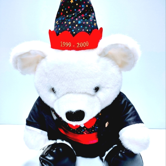 Federated Departments Lazarus Lazzie 16" Millennium Teddy Bear Plush 1999-2000 - Picture 3 of 7
